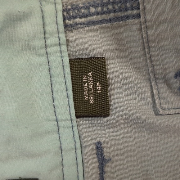 Eddie Bauer Sz 14P shorts green cargo shorts - Picture 5 of 10